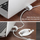 2 PCS Simple Notebook Computer Bracket Adjustable Height Increase Heat Dissipation Base Pad Holder (Rose Red)