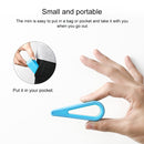 2 PCS Simple Notebook Computer Bracket Adjustable Height Increase Heat Dissipation Base Pad Holder (Red)