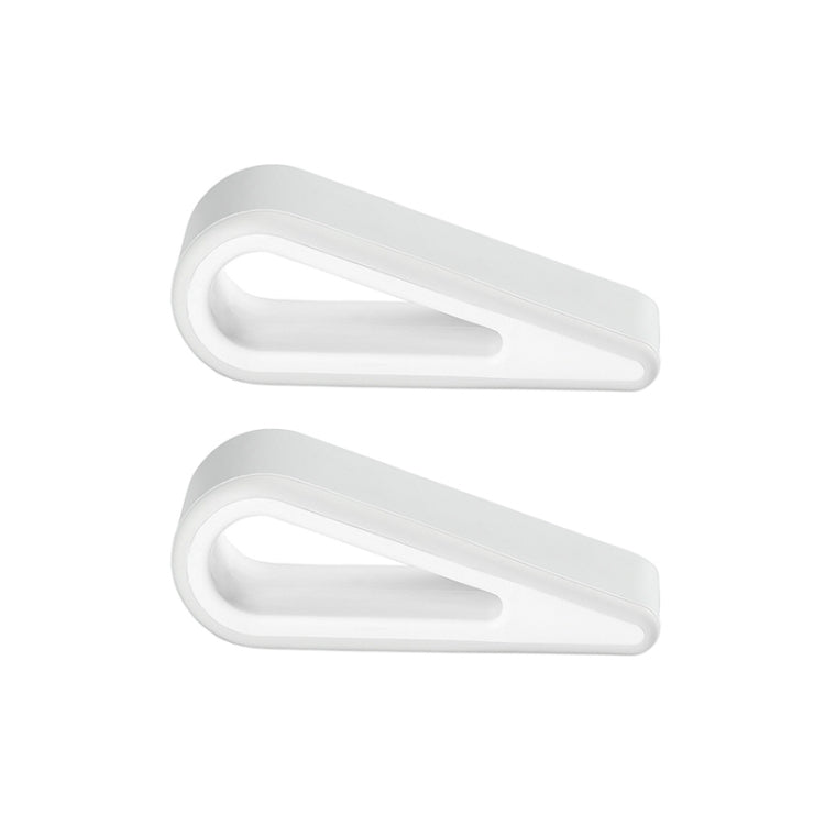 2 PCS Simple Notebook Computer Bracket Adjustable Height Increase Heat Dissipation Base Pad Holder (White)