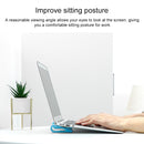 2 PCS Simple Notebook Computer Bracket Adjustable Height Increase Heat Dissipation Base Pad Holder (White)