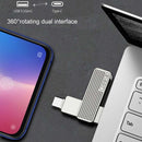 Original Xiaomi Youpin M1 Jesis USB 3.1 + Type-C / USB-C Dual Interface Mobile Phone U Disk, Capacity: 128GB (Silver)