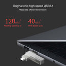 Original Xiaomi Youpin M1 Jesis USB 3.1 + Type-C / USB-C Dual Interface Mobile Phone U Disk, Capacity: 64GB (Silver)