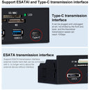 STW-3125 11 in 1 Multi-function USB 3.0 Computer Case Front Panel