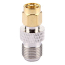2 PCS F Female to RP-SMA Male Connector