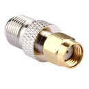 2 PCS F Female to RP-SMA Male Connector