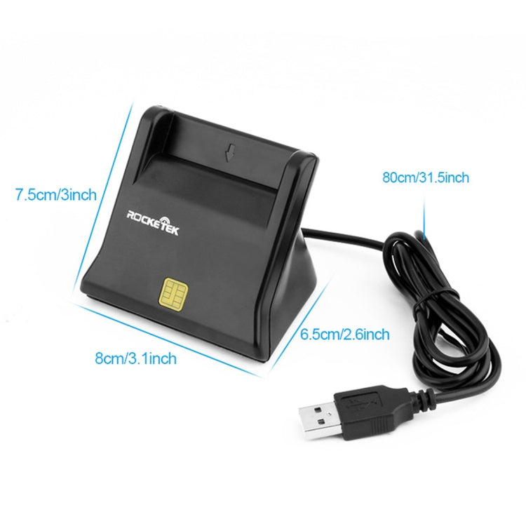 ROCKETEK SCR2 CAC ID SIM Chip Smart Card Reader