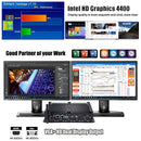 HYSTOU K4 Windows 10 or Linux System Mini ITX PC, Intel Core i5-4200U 2 Core 4 Threads up to 1.60-2.60GHz, Support mSATA, WiFi, 4GB RAM DDR3 + 64GB SSD