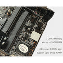 HYSTOU K4 Windows 10 or Linux System Mini ITX PC, Intel Core i5-4200U 2 Core 4 Threads up to 1.60-2.60GHz, Support mSATA, WiFi, 4GB RAM DDR3 + 64GB SSD