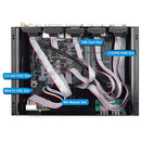 HYSTOU K4 Windows 10 or Linux System Mini ITX PC, Intel Core i5-4200U 2 Core 4 Threads up to 1.60-2.60GHz, Support mSATA, WiFi, 4GB RAM DDR3 + 64GB SSD