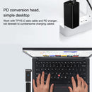 100W USB-C / Type-C Female to DC 5.5 x 2.5mm Male Computer Charging Adapter for Lenovo