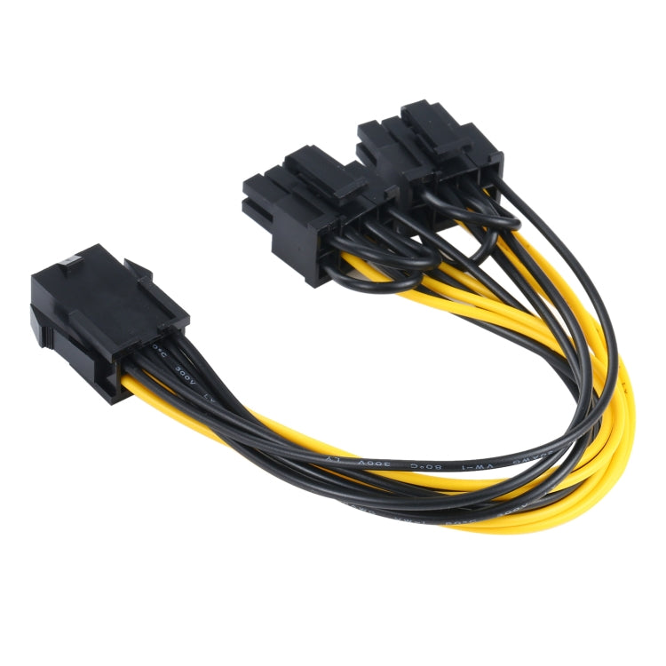 6 Pin to Dual PCI-E PCIe 8 Pin (6+2Pin) Power Cable