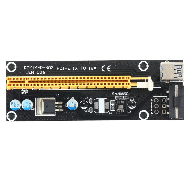 008 Riser Card PCI Express 1X to 16X Extender USB 3.0 PCI-E Adapter Graphics Extension Cable for GPU Miner Mining