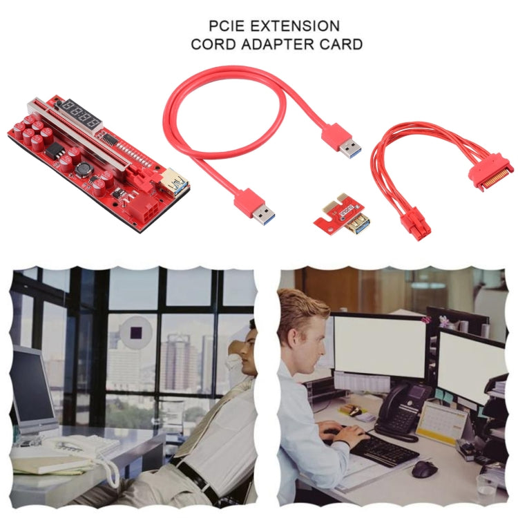 013 Riser Card PCI Express 1X to 16X Extender USB 3.0 PCI-E Adapter Graphics Extension Cable for GPU Miner Mining