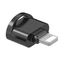 8 Pin to TF Card Adapter Mini TF Card Reader(Black)