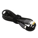 Big Square Male to USB-C / Type-C Male Nylon Weave Power Charge Cable for Lenovo, Cable Length: 1.7m