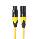 XRL Male to Female Microphone Mixer Audio Cable, Length: 5m (Yellow)