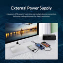 ORICO AT2U3-13AB-GY-BP 13 Ports USB 3.0 HUB with Individual Switches & Blue LED Indicator, AU Plug