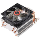 CoolAge L400 DC 12V 1600PRM 40.5cfm Heatsink Hydraulic Bearing Cooling Fan CPU Cooling Fan for AMD Intel 775 1150 1156 1151(White)