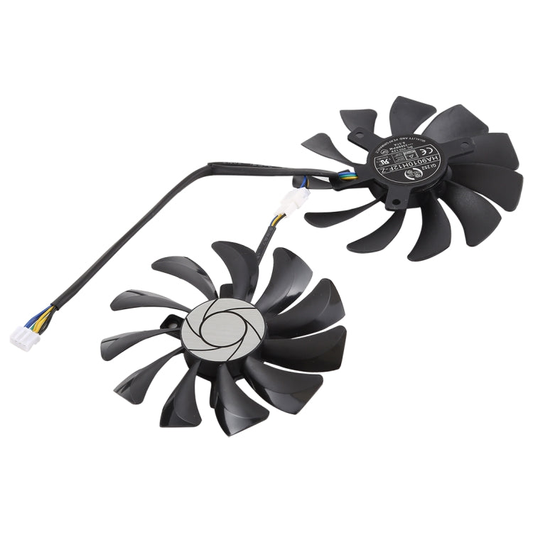 HA9010H12F-Z 4 Pin Graphics Card Cooling Fan for MSI GeForce GTX 1050 Hurricane GTX 1060 Hurricane 6G GDDR, Diameter: 85mm, Pairs