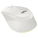 Logitech M330 Wireless Optical Mute Mouse with Micro USB Receiver (White)