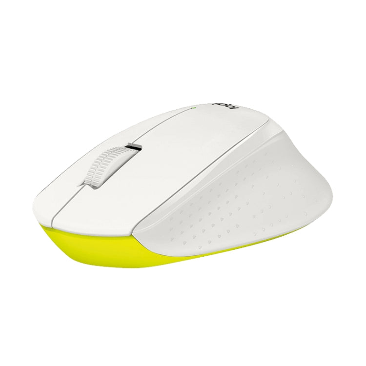 Logitech M330 Wireless Optical Mute Mouse with Micro USB Receiver (White)