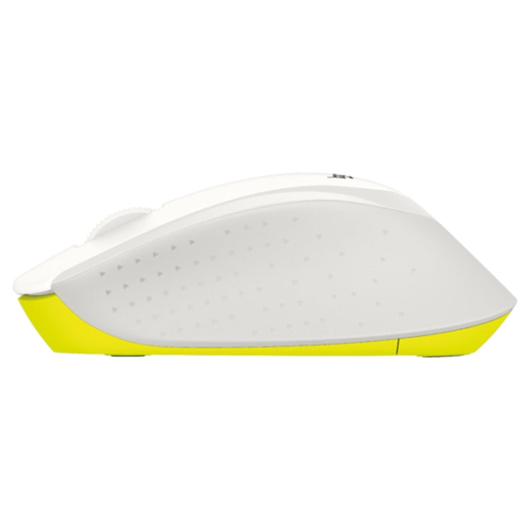 Logitech M330 Wireless Optical Mute Mouse with Micro USB Receiver (White)