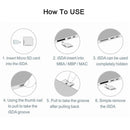 BASEQI Hidden Aluminum Alloy SD Card Case for Lenovo YOGA 4 Pro / 3 Laptop