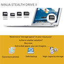 BASEQI 504ASV Hidden Aluminum Alloy SD Card Case for Macbook Pro Retina 15 inch (End of 2013 - Mid-2015) Laptops