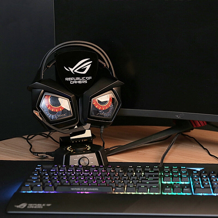 ASUS USB 2.0 ROG Strix DSP 7.1 Surround Sound E-sports Game Headset with Mic & Sound Console