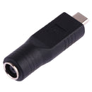 7.9 x 5.5mm Female to USB-C / Type-C Male Plug Adapter Connector