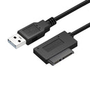 Professional USB 2.0 to 7+6Pin Slimline SATA Cable Adapter Indicator
