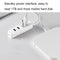 Original Xiaomi 4 Ports USB3.0 Hub with Stand-by Power Supply Interface USB Hub Extender Extension Connector Adapter(White)