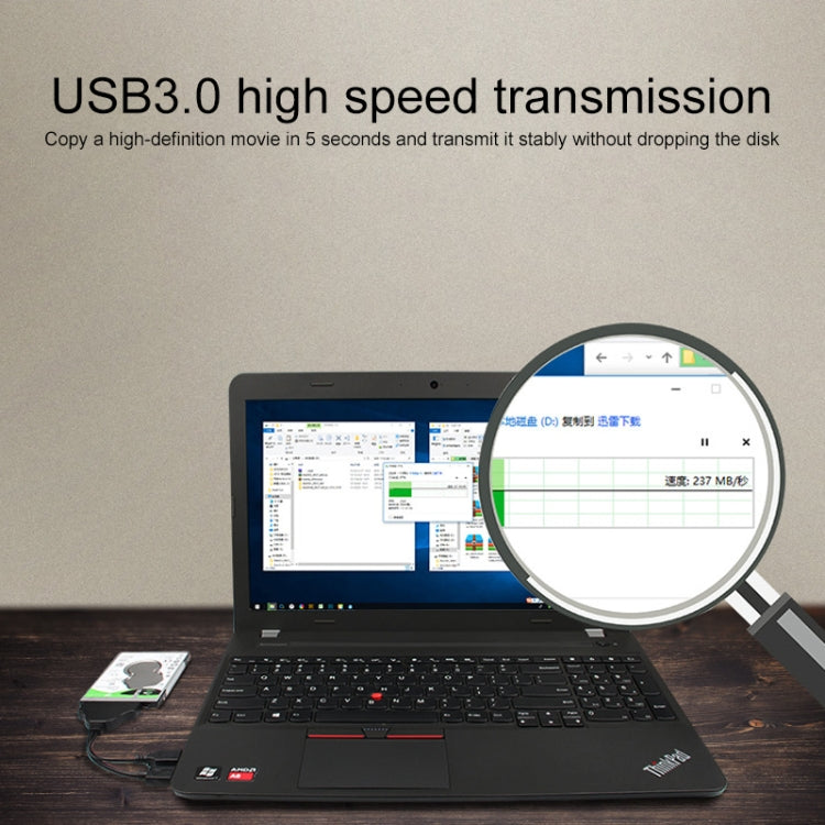 USB 3.0 to SATA 3G USB Easy Drive Cable, Cable Length: 15cm