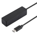 2 in 1 TF / SD Card Reader + 3 x USB 3.0 Ports to USB-C / Type-C HUB Converter, Cable Length: 26cm (Black)