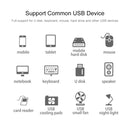 2 in 1 TF / SD Card Reader + 3 x USB 3.0 Ports to USB-C / Type-C HUB Converter, Cable Length: 26cm (Black)