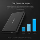 ORICO 2578C3-G2 4TB SSD 2.5 inch USB3.1 Gen2 USB-C / Type-C Interface ABS Hard Drive Enclosure