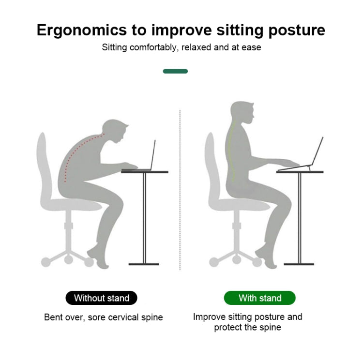 SD-001 Aluminum Alloy Notebook Can Be Raised And Lowered Heat Dissipation Holder