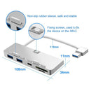 Rocketek For iMac Type-C / USB-C + Dual USB3.0 + SD / TF Multi-function HUB Expansion Dock