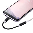 USB-C / Type-C Male to 3.5mm Female Weave Texture Audio Adapter, For Galaxy S8 & S8 + / LG G6 / Huawei P10 & P10 Plus / Oneplus 5 / Xiaomi Mi6 & Max 2 /and other Smartphones, Length: about 10cm(Black)