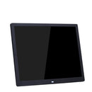 15-inch Digital Photo Frame Electronic Photo Frame Ultra-narrow Side Support 1080P Wall-mounted Advertising Machine, US/EU/UK Plug(Black)