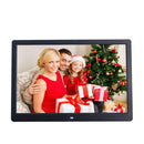 15-inch Digital Photo Frame Electronic Photo Frame Ultra-narrow Side Support 1080P Wall-mounted Advertising Machine(Black)