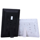 17 inch Display Rack Container Advertising Machine Digital Photo Frame Support Water Subtitles(Black)