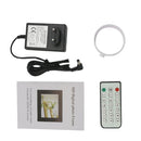 17.0 inch LED Display Digital Photo Frame with Holder / Remote Control, Allwinner Technology, Support USB / SD Card Input / OTG, US/EU/UK Plug(White)