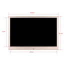 HSD1303 13.3 inch LED 1280x800 High Resolution Display Digital Photo Frame with Holder and Remote Control, Support SD / MMC / MS Card / USB Port, UK Plug(Gold)