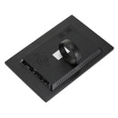 HSD1504 15.4 inch LED 1280x800 High Resolution Display Digital Photo Frame with Holder and Remote Control, Support SD / MMC / MS Card / USB Port, UK Plug(Black)
