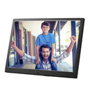 HSD1504 15.4 inch LED 1280x800 High Resolution Display Digital Photo Frame with Holder and Remote Control, Support SD / MMC / MS Card / USB Port, UK Plug(Black)