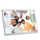 HSD1504 15.4 inch LED 1280x800 High Resolution Display Digital Photo Frame with Holder and Remote Control, Support SD / MMC / MS Card / USB Port, US Plug(Silver)