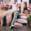 HSD1504 15.4 inch LED 1280x800 High Resolution Display Digital Photo Frame with Holder and Remote Control, Support SD / MMC / MS Card / USB Port, US Plug(Silver)