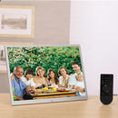 HSD1504 15.4 inch LED 1280x800 High Resolution Display Digital Photo Frame with Holder and Remote Control, Support SD / MMC / MS Card / USB Port, US Plug(Silver)