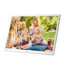 HSD1707 17 inch LED 1440X900 High Resolution Display Digital Photo Frame with Holder and Remote Control, Support SD / MMC / MS Card / USB Port, US Plug(Silver)